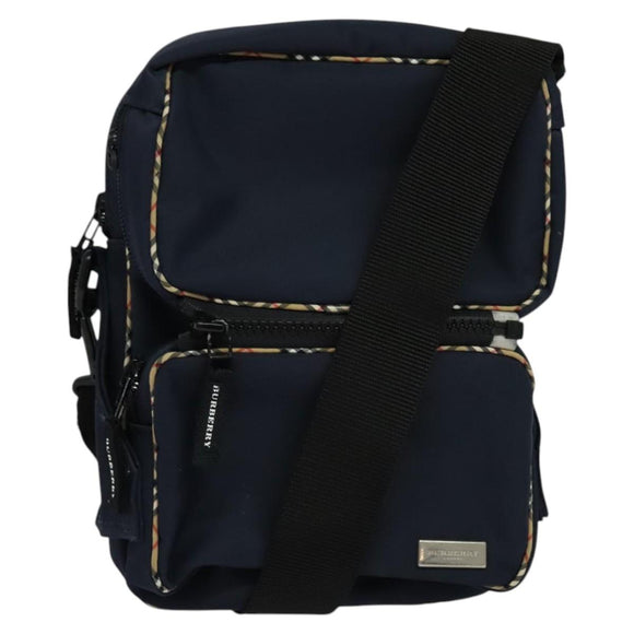 BURBERRY Shoulder Bag Nylon Navy Auth BA827
