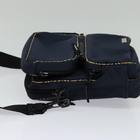 BURBERRY Shoulder Bag Nylon Navy Auth BA827