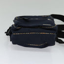 BURBERRY Shoulder Bag Nylon Navy Auth BA827-9