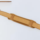 LOUIS VUITTON Nume leather Strap Leather 40.2""-47.2"" Beige LV Auth BA8270-11