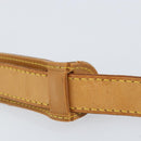 LOUIS VUITTON Nume leather Strap Leather 40.2""-47.2"" Beige LV Auth BA8270-12