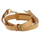 LOUIS VUITTON Nume leather Strap Leather 40.2""-47.2"" Beige LV Auth BA8270-3