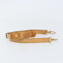LOUIS VUITTON Nume leather Strap Leather 40.2""-47.2"" Beige LV Auth BA8270-5