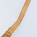 LOUIS VUITTON Nume leather Strap Leather 40.2""-47.2"" Beige LV Auth BA8270-8
