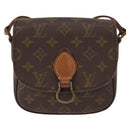 LOUIS VUITTON Monogram Saint Cloud PM Shoulder Bag M51244 LV Auth BA8274-13