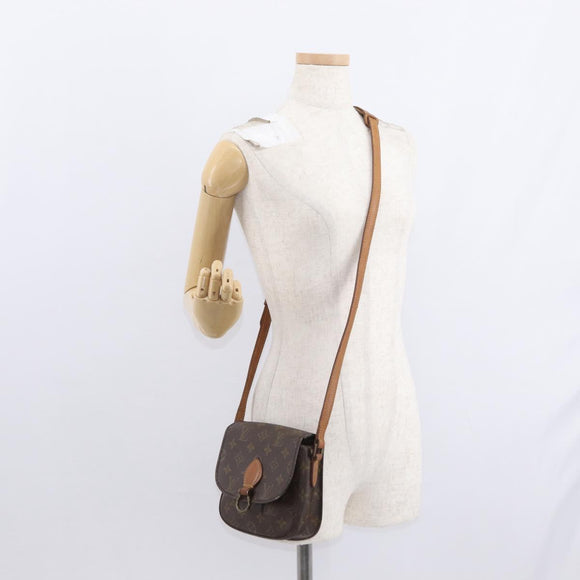 LOUIS VUITTON Monogram Saint Cloud PM Shoulder Bag M51244 LV Auth BA8274