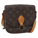 LOUIS VUITTON Monogram Saint Cloud PM Shoulder Bag M51244 LV Auth BA8275-1