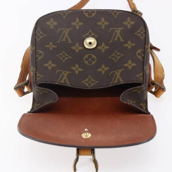 LOUIS VUITTON Monogram Saint Cloud PM Shoulder Bag M51244 LV Auth BA8275