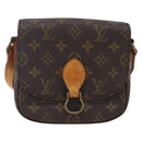 LOUIS VUITTON Monogram Saint Cloud PM Shoulder Bag M51244 LV Auth BA8275-13