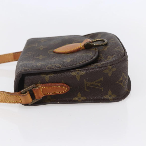 LOUIS VUITTON Monogram Saint Cloud PM Shoulder Bag M51244 LV Auth BA8275