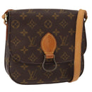 LOUIS VUITTON Monogram Saint Cloud MM Shoulder Bag M51243 LV Auth BA8276-1