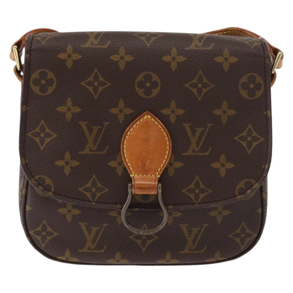 LOUIS VUITTON Monogram Saint Cloud MM Shoulder Bag M51243 LV Auth BA8276