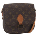 LOUIS VUITTON Monogram Saint Cloud MM Shoulder Bag M51243 LV Auth BA8277-1