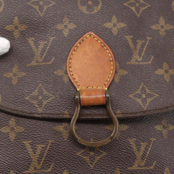 LOUIS VUITTON Monogram Saint Cloud MM Shoulder Bag M51243 LV Auth BA8277