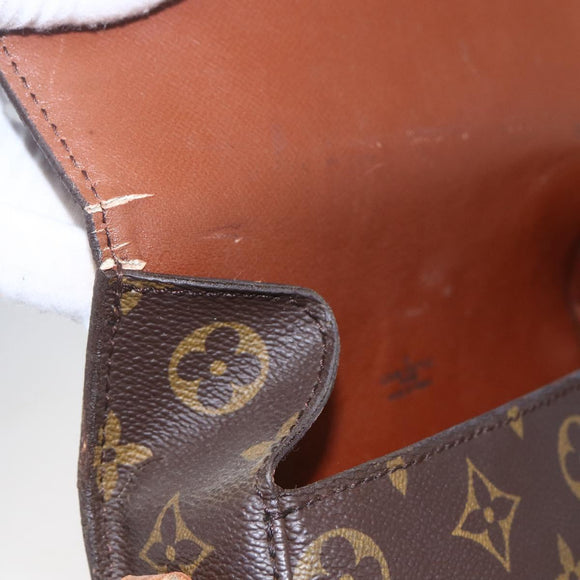 LOUIS VUITTON Monogram Saint Cloud MM Shoulder Bag M51243 LV Auth BA8277