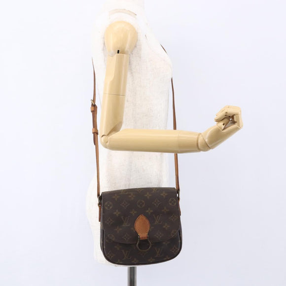 LOUIS VUITTON Monogram Saint Cloud MM Shoulder Bag M51243 LV Auth BA8277