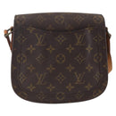 LOUIS VUITTON Monogram Saint Cloud MM Shoulder Bag M51243 LV Auth BA8277-3