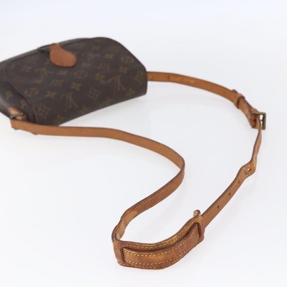 LOUIS VUITTON Monogram Saint Cloud MM Shoulder Bag M51243 LV Auth BA8277