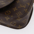 LOUIS VUITTON Monogram Saint Cloud MM Shoulder Bag M51243 LV Auth BA8278-15