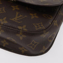 LOUIS VUITTON Monogram Saint Cloud MM Shoulder Bag M51243 LV Auth BA8278-16