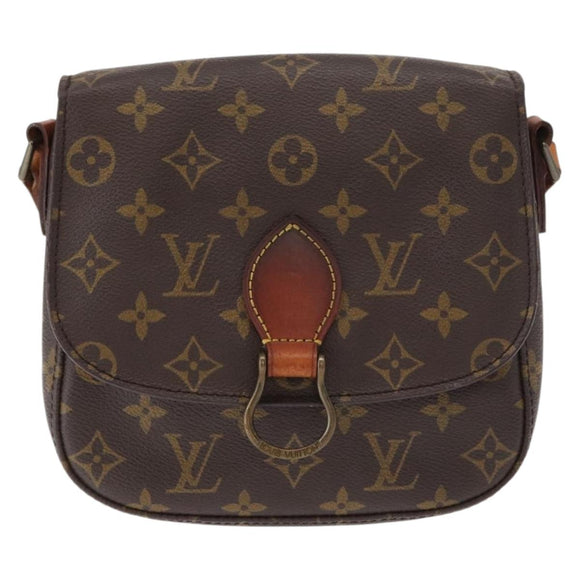 LOUIS VUITTON Monogram Saint Cloud MM Shoulder Bag M51243 LV Auth BA8278