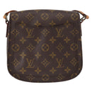 LOUIS VUITTON Monogram Saint Cloud MM Shoulder Bag M51243 LV Auth BA8278-2