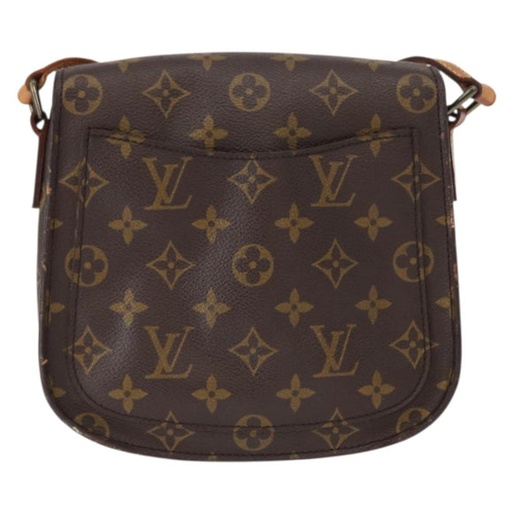 LOUIS VUITTON Monogram Saint Cloud MM Shoulder Bag M51243 LV Auth BA8278