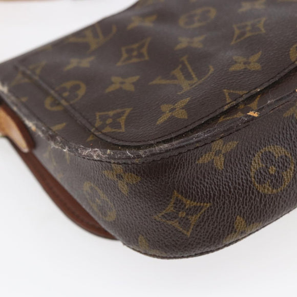 LOUIS VUITTON Monogram Saint Cloud MM Shoulder Bag M51243 LV Auth BA8279