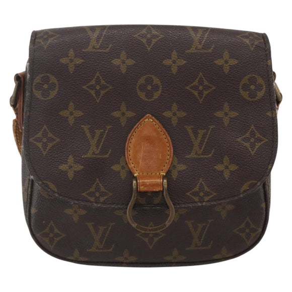 LOUIS VUITTON Monogram Saint Cloud MM Shoulder Bag M51243 LV Auth BA8279