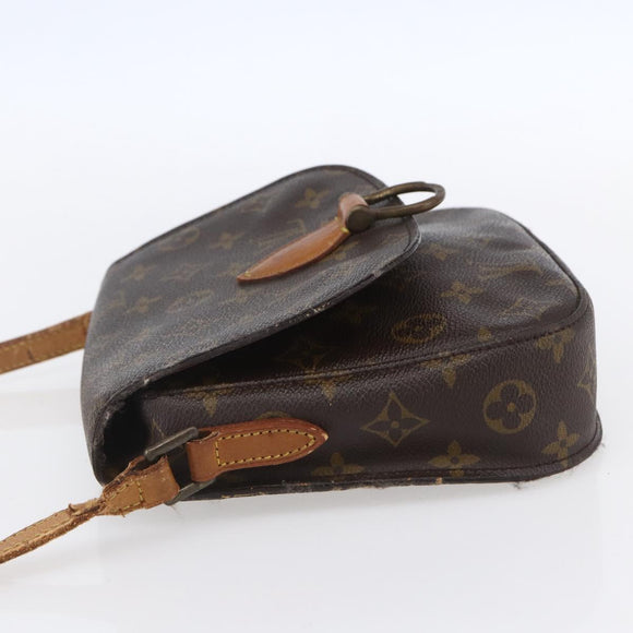 LOUIS VUITTON Monogram Saint Cloud MM Shoulder Bag M51243 LV Auth BA8279