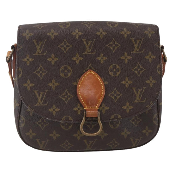 LOUIS VUITTON Monogram Saint Cloud GM Shoulder Bag M51242 LV Auth BA8280