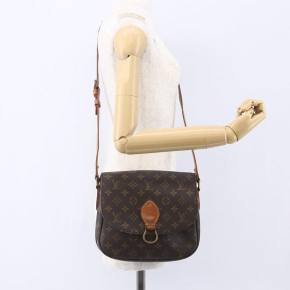 LOUIS VUITTON Monogram Saint Cloud GM Shoulder Bag M51242 LV Auth BA8280