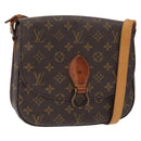 LOUIS VUITTON Monogram Saint Cloud GM Shoulder Bag M51242 LV Auth BA8282-1