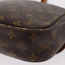 LOUIS VUITTON Monogram Saint Cloud GM Shoulder Bag M51242 LV Auth BA8283-13