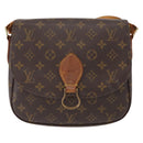 LOUIS VUITTON Monogram Saint Cloud GM Shoulder Bag M51242 LV Auth BA8283-2