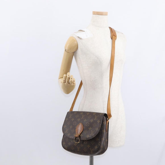 LOUIS VUITTON Monogram Saint Cloud GM Shoulder Bag M51242 LV Auth BA8283