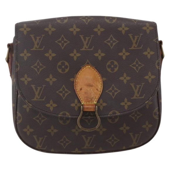 LOUIS VUITTON Monogram Saint Cloud GM Shoulder Bag M51242 LV Auth BA8284