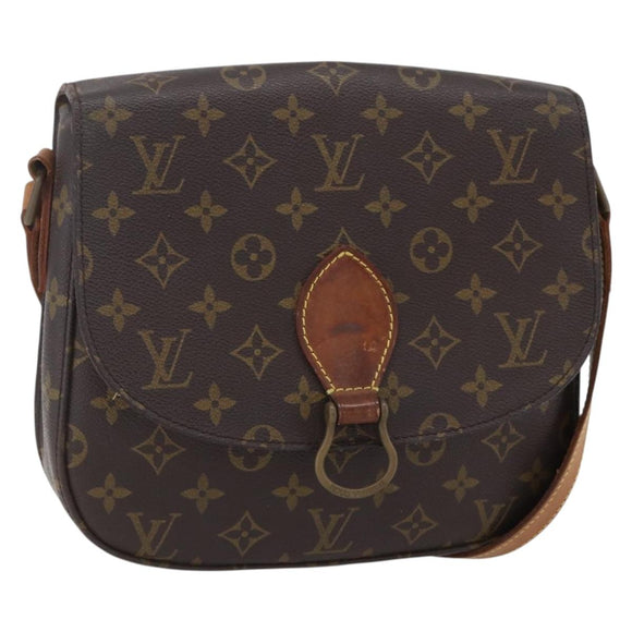 LOUIS VUITTON Monogram Saint Cloud GM Shoulder Bag M51242 LV Auth BA8285