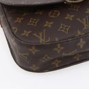 LOUIS VUITTON Monogram Saint Cloud GM Shoulder Bag M51242 LV Auth BA8285-15