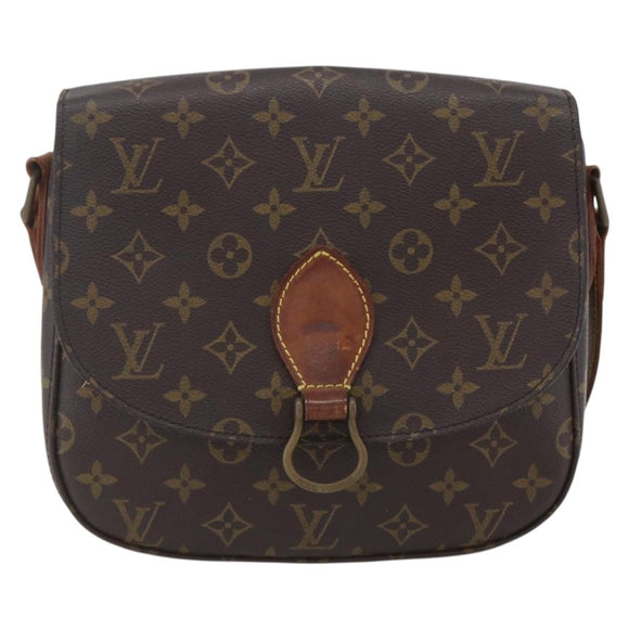 LOUIS VUITTON Monogram Saint Cloud GM Shoulder Bag M51242 LV Auth BA8285