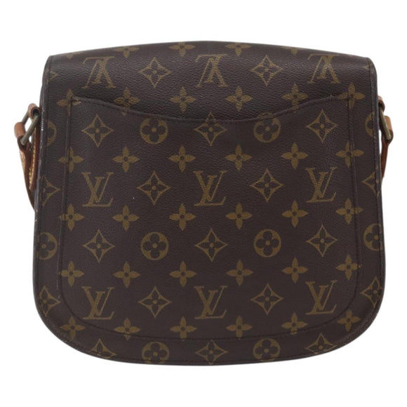 LOUIS VUITTON Monogram Saint Cloud GM Shoulder Bag M51242 LV Auth BA8285