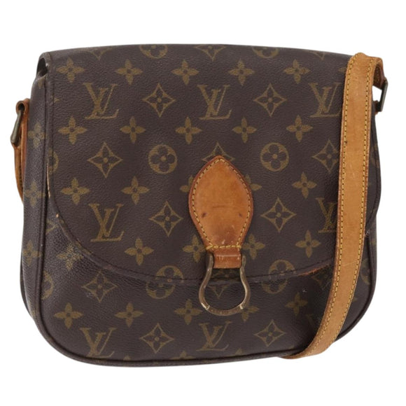 LOUIS VUITTON Monogram Saint Cloud GM Shoulder Bag M51242 LV Auth BA8286