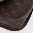 LOUIS VUITTON Monogram Saint Cloud GM Shoulder Bag M51242 LV Auth BA8286-15
