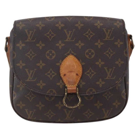 LOUIS VUITTON Monogram Saint Cloud GM Shoulder Bag M51242 LV Auth BA8287