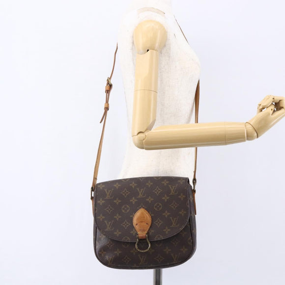 LOUIS VUITTON Monogram Saint Cloud GM Shoulder Bag M51242 LV Auth BA8287