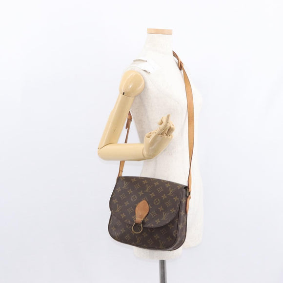 LOUIS VUITTON Monogram Saint Cloud GM Shoulder Bag M51242 LV Auth BA8289