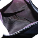 CELINE Shoulder Bag Leather White Auth BA829-11