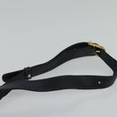 CELINE Shoulder Bag Leather White Auth BA829-8