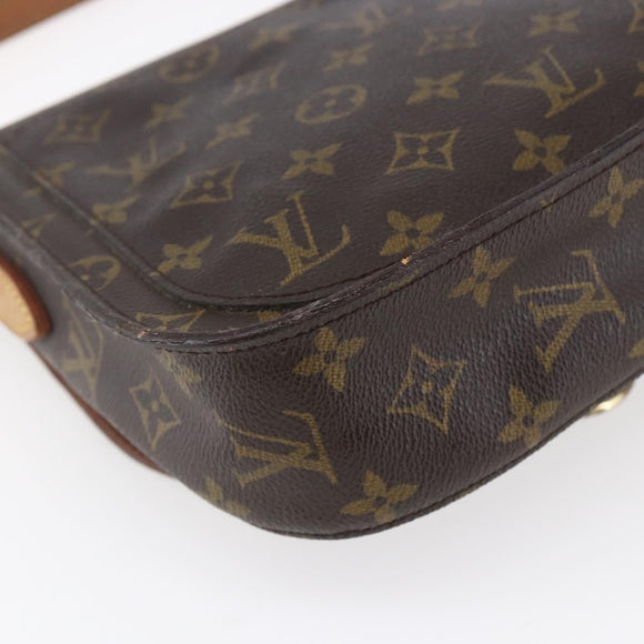 LOUIS VUITTON Monogram Saint Cloud GM Shoulder Bag M51242 LV Auth BA8291