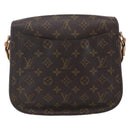 LOUIS VUITTON Monogram Saint Cloud GM Shoulder Bag M51242 LV Auth BA8291-3